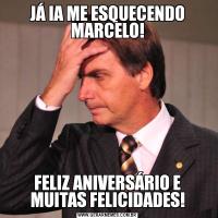 JÁ IA ME ESQUECENDO MARCELO!FELIZ ANIVERSÁRIO E MUITAS FELICIDADES!