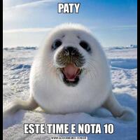PATYESTE TIME E NOTA 10