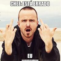 CHEF: ESTÁ ERRADOEU