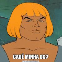 CADÊ MINHA OS?