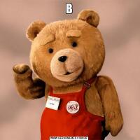 B