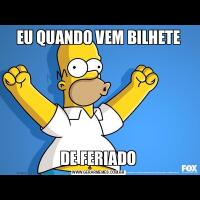 EU QUANDO VEM BILHETEDE FERIADO