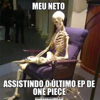 MEU NETO ASSISTINDO O ÚLTIMO EP DE ONE PIECE