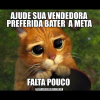 AJUDE SUA VENDEDORA PREFERIDA BATER  A METAFALTA POUCO 