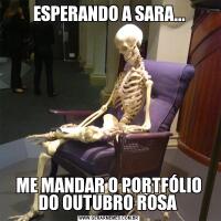 ESPERANDO A SARA...ME MANDAR O PORTFÓLIO DO OUTUBRO ROSA 