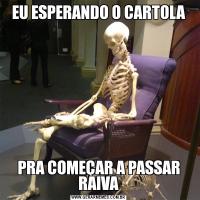 EU ESPERANDO O CARTOLAPRA COMEÇAR A PASSAR RAIVA