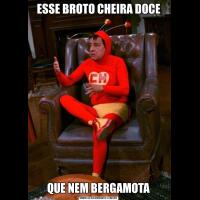 ESSE BROTO CHEIRA DOCEQUE NEM BERGAMOTA