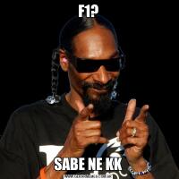 F1?SABE NE KK