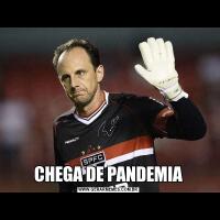 CHEGA DE PANDEMIA