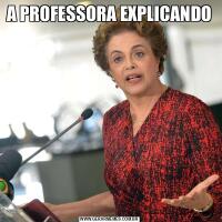 A PROFESSORA EXPLICANDO
