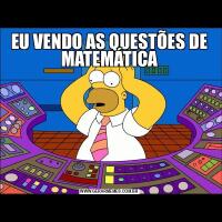 EU VENDO AS QUESTÕES DE MATEMÁTICA