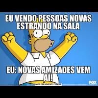 EU VENDO PESSOAS NOVAS ESTRANDO NA SALAEU: NOVAS AMIZADES VEM AÍ!