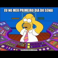 EU NO MEU PRIMEIRO DIA DO SENAI