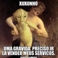 XUXUNHOUMA GRÁVIDA. PRECISO IR LA VENDER MEUS SERVICOS.