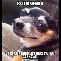 ESTOU VENDOVOCÊ CONTANDO OS DIAS PARA O CARNAVAL