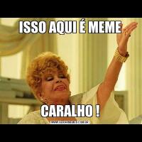 ISSO AQUI É MEMECARALHO !