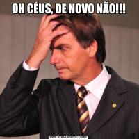 OH CÉUS, DE NOVO NÃO!!!