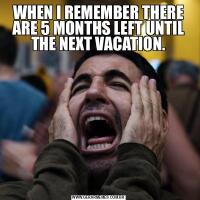 WHEN I REMEMBER THERE ARE 5 MONTHS LEFT UNTIL THE NEXT VACATION.