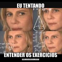 EU TENTANDOENTENDER OS EXERCICIOS