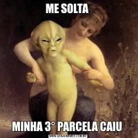 ME SOLTA MINHA 3° PARCELA CAIU 