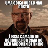 UMA COISA QUE EU NÃO GOSTOÉ ESSA CAMADA DE GORDURA POR CIMA DO MEU ABDÔMEN DEFINIDO