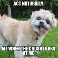 ACT NATURALLY


ME WHEN THE CRUSH LOOKS AT ME