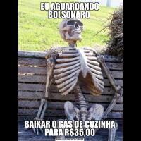EU AGUARDANDO BOLSONARO BAIXAR O GÁS DE COZINHA PARA R$35,00