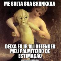 ME SOLTA SUA BRANKKKA DEIXA EU IR ALI DEFENDER MEU PALMITEIRO DE ESTIMAÇÃO