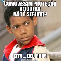 COMO ASSIM PROTEÇÃO VEICULAR
NÃO É SEGURO?EITA ... DEU RUIM