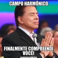 CAMPO HARMÔNICOFINALMENTE COMPREENDI VOCÊ!
