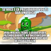 SE VOCE É EX PRESIDIARIO VOU TE DAR UMA DICAVIRA MULHER TRANS E GRAVA VIDEO FAZENDO BOQUETE NO ONLYFANS QUE VOCÊ VAI SE RECOLOCAR NO MERCADO DE TRABALHO SIM