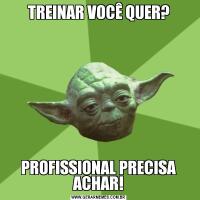 TREINAR VOCÊ QUER?PROFISSIONAL PRECISA ACHAR!