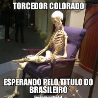 TORCEDOR COLORADOESPERANDO PELO TITULO DO BRASILEIRO