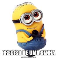 PRECISO DE UMA SENHA