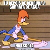 EU DEPOIS DE DERRUBA A GARRAFA DE AGUANA ESCOLA