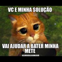 VC E MINHA SOLUÇÃO VAI AJUDAR A BATER MINHA METE 