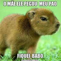 O MÃE ELE PEGOU  MEU PAOFIQUEI  BABO