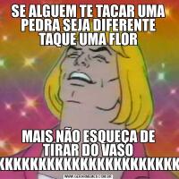 SE ALGUEM TE TACAR UMA PEDRA SEJA DIFERENTE TAQUE UMA FLORMAIS NÃO ESQUEÇA DE TIRAR DO VASO KKKKKKKKKKKKKKKKKKKKKKKKKKKKKKKKKKKKKKKKKKKKKK