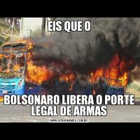 EIS QUE OBOLSONARO LIBERA O PORTE LEGAL DE ARMAS