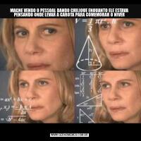 MAGNE VENDO O PESSOAL DANDO CHILIQUE ENQUANTO ELE ESTAVA PENSANDO ONDE LEVAR A GAROTA PARA COMEMORAR O NIVER