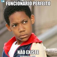 FUNCIONÁRIO PERFEITONÃO EXISTE