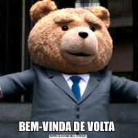BEM-VINDA DE VOLTA 