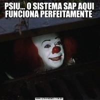 PSIU... O SISTEMA SAP AQUI FUNCIONA PERFEITAMENTE 