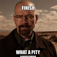 
FINISH
WHAT A PITY