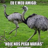 EU E MEU AMIGO:&QUOT;HOJE NÓS PEGA VÁRIAS&QUOT;