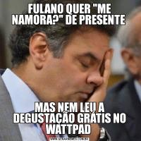FULANO QUER 