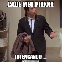 CADE MEU PIXXXXFUI ENGANDO.....