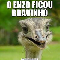 O ENZO FICOU BRAVINHO