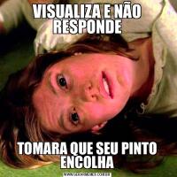 VISUALIZA E NÃO RESPONDETOMARA QUE SEU PINTO ENCOLHA