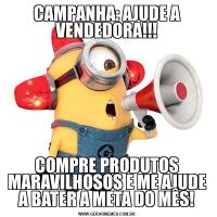 CAMPANHA: AJUDE A VENDEDORA!!!COMPRE PRODUTOS MARAVILHOSOS E ME AJUDE A BATER A META DO MÊS!